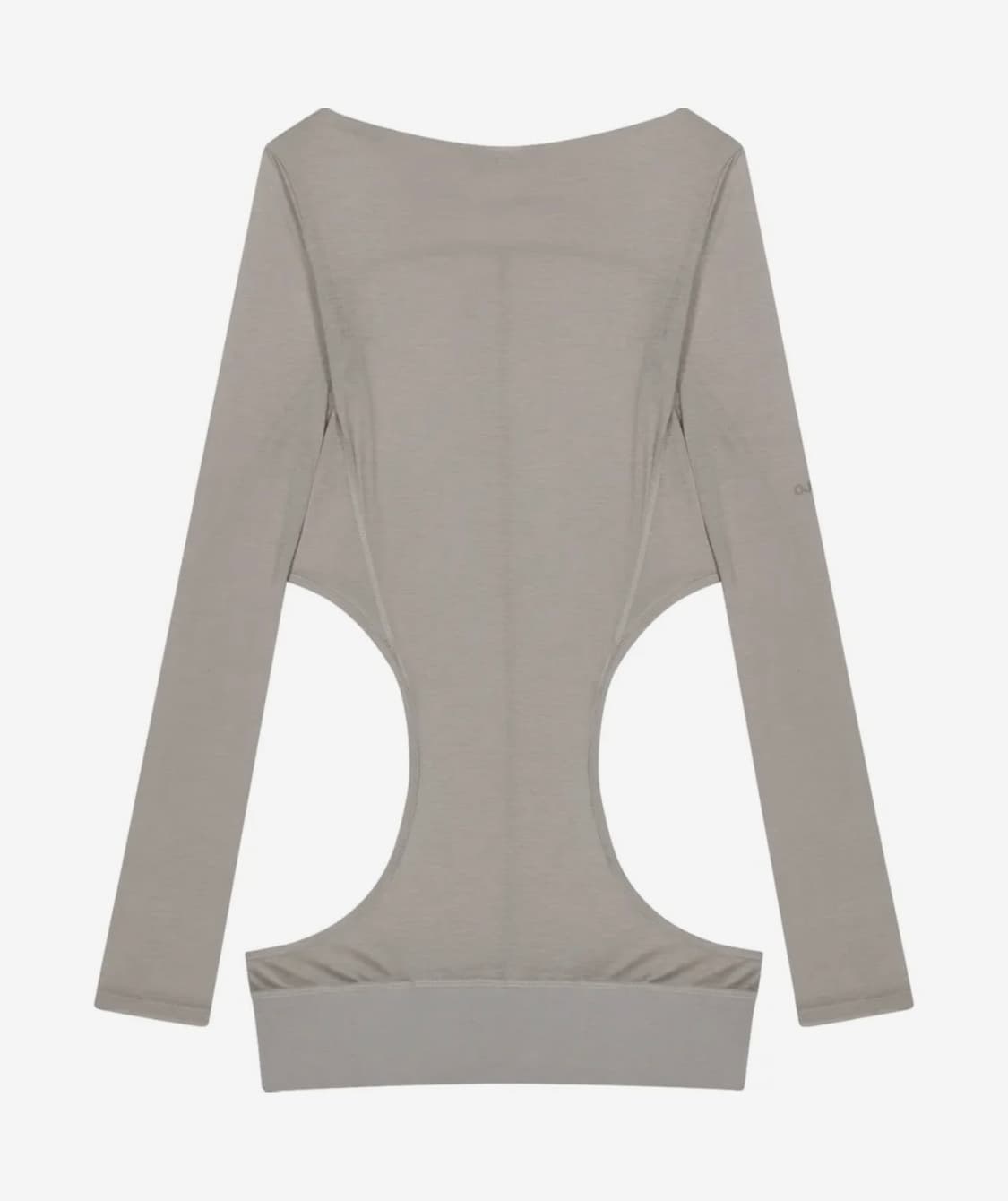 OJOS Curved Cut Layered Tee / Warm Grey 상품이미지1