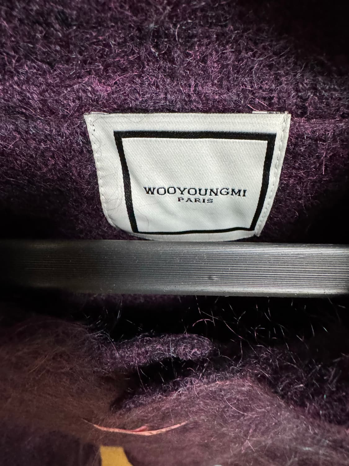 우영미 모헤어 바이올렛 퍼플 니트 판매합니다! 상품이미지7