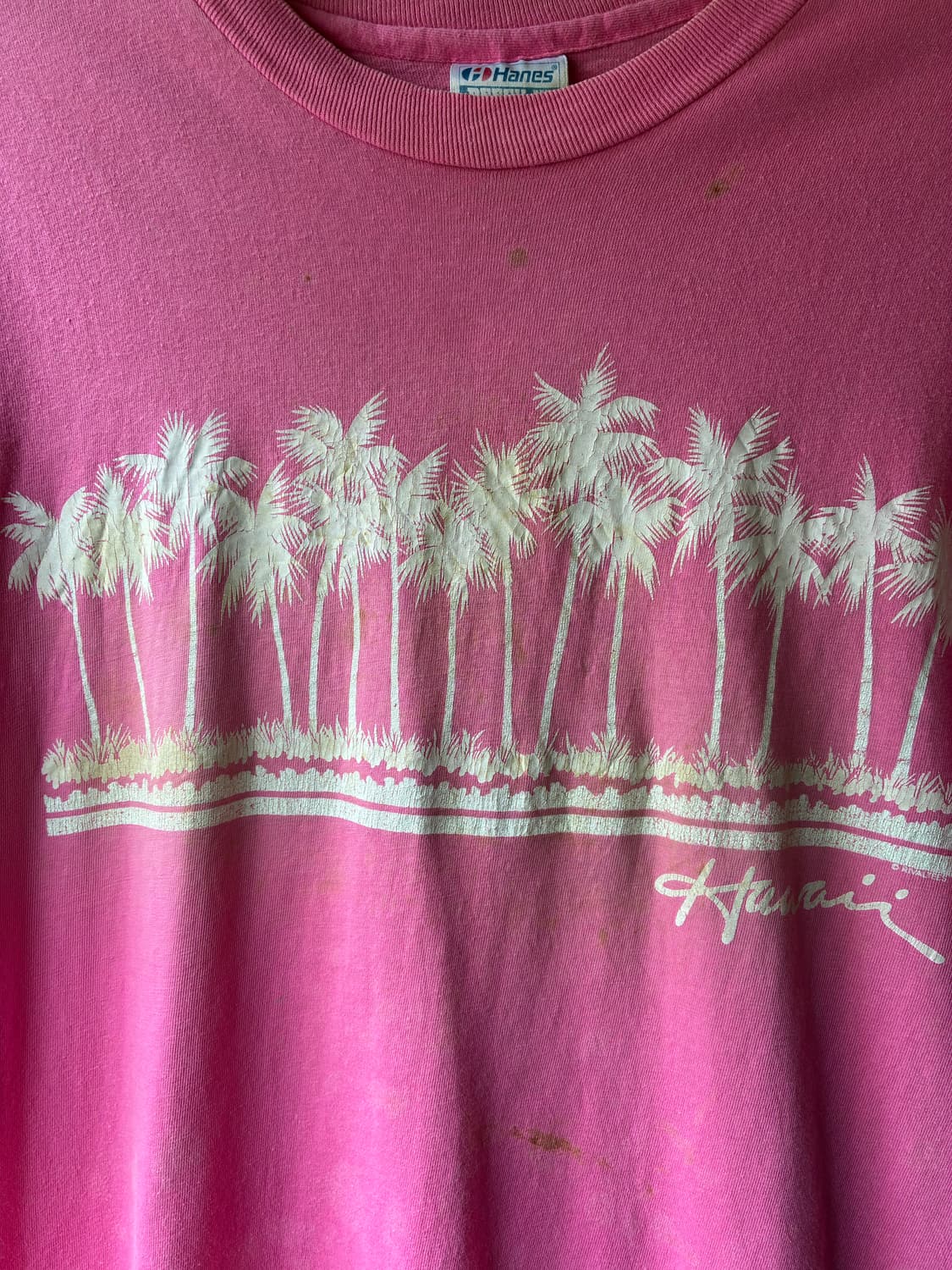 80s Hanes Hawaii Palm Tree Tee 상품이미지4