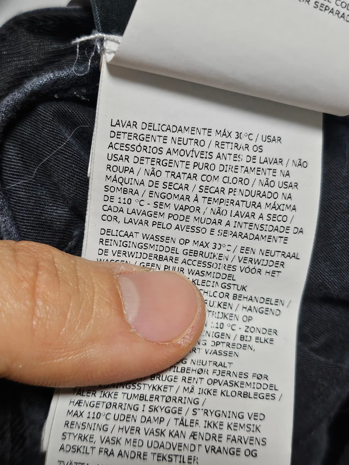 스톤아일랜드 올드이펙트 카고 워싱 데님 팬츠 30 상품이미지8