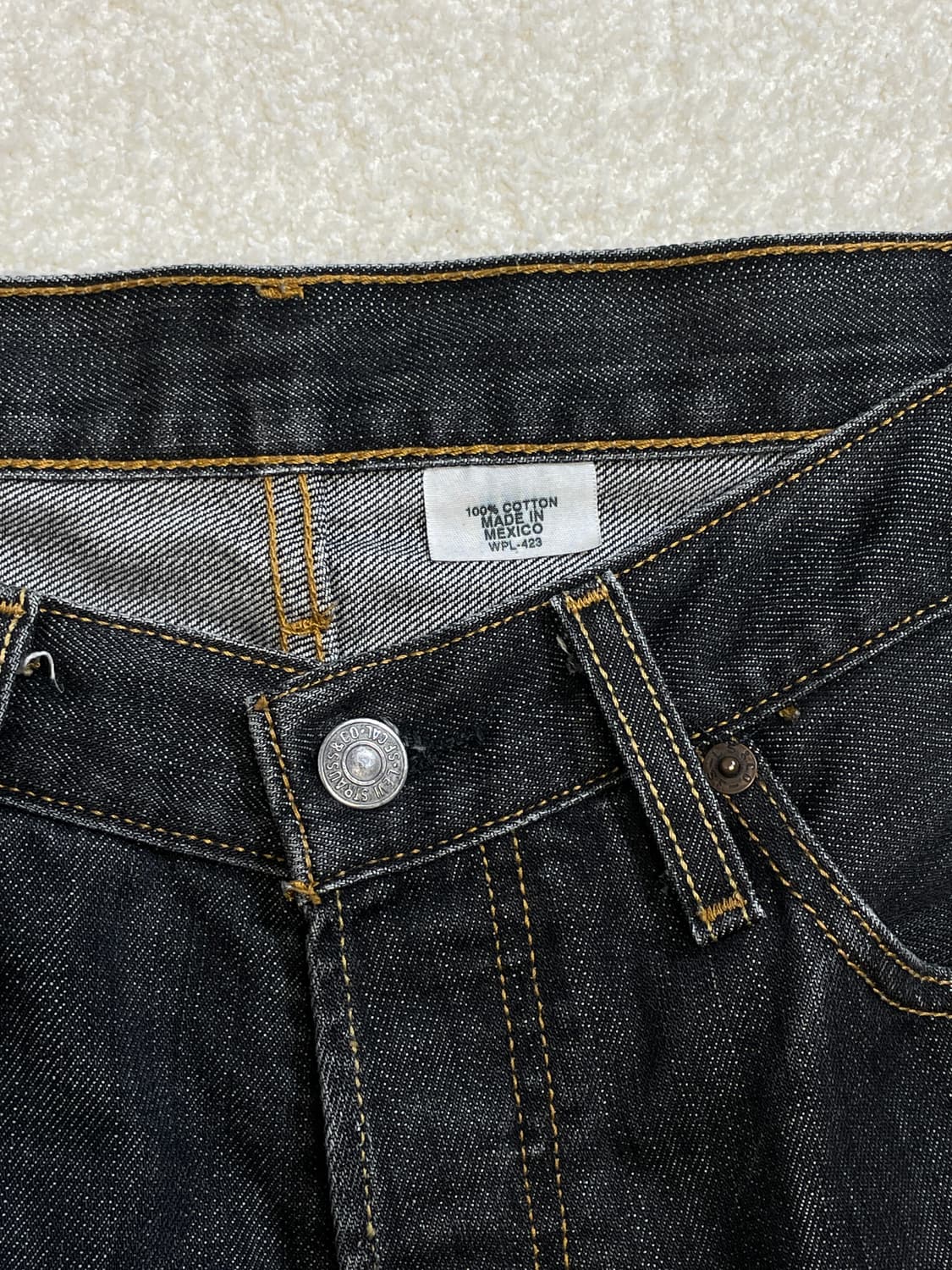 07‘s 리바이스 501 흑청 상품이미지2