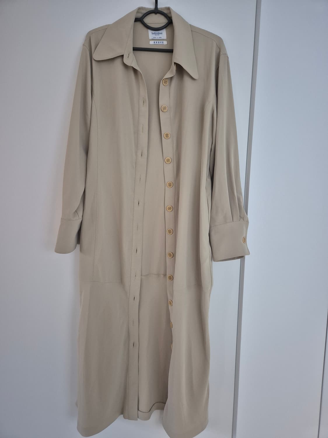 그로브 원피스 셔츠형쟈켓 상품이미지2