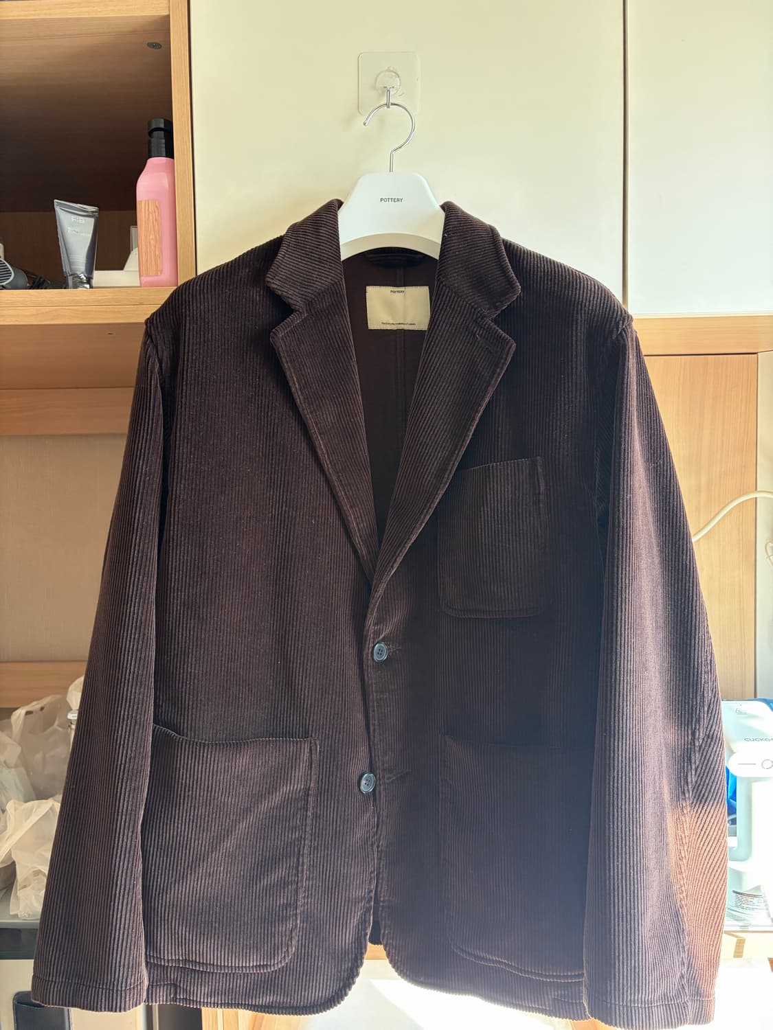 포터리 코듀로이 블레이저 다크브라운 2 상품이미지2