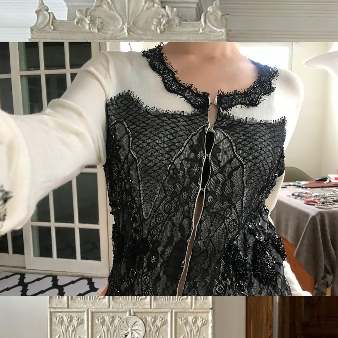 vintage lace cardigan  상품이미지2