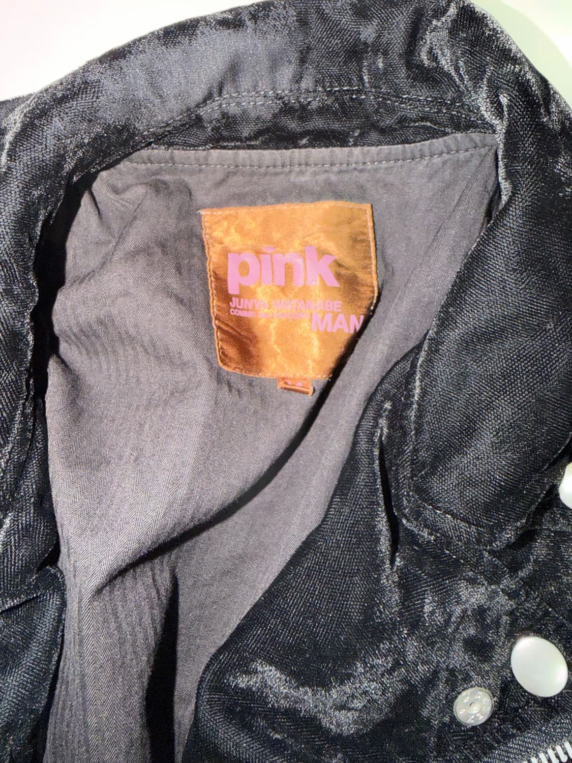 준야와타나베 축융 벨벳 쉬폰 재킷 상품이미지4