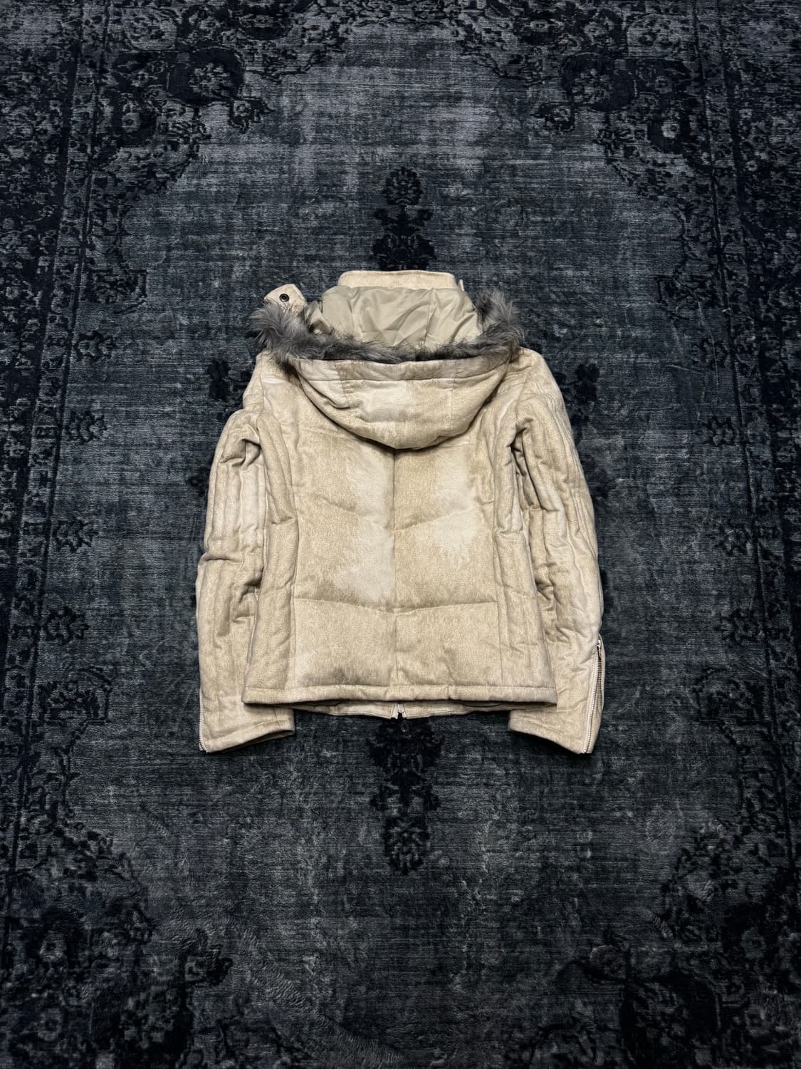 Tornado mart fake suede fur down jacket 상품이미지6