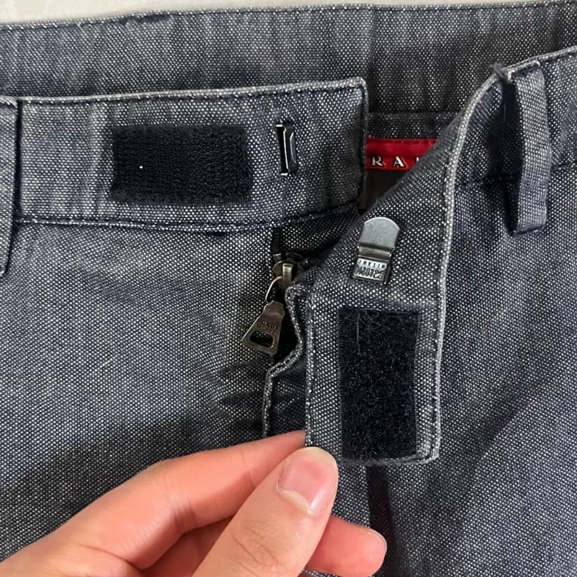 Prada Sports Denim-Like cotton pants 상품이미지8