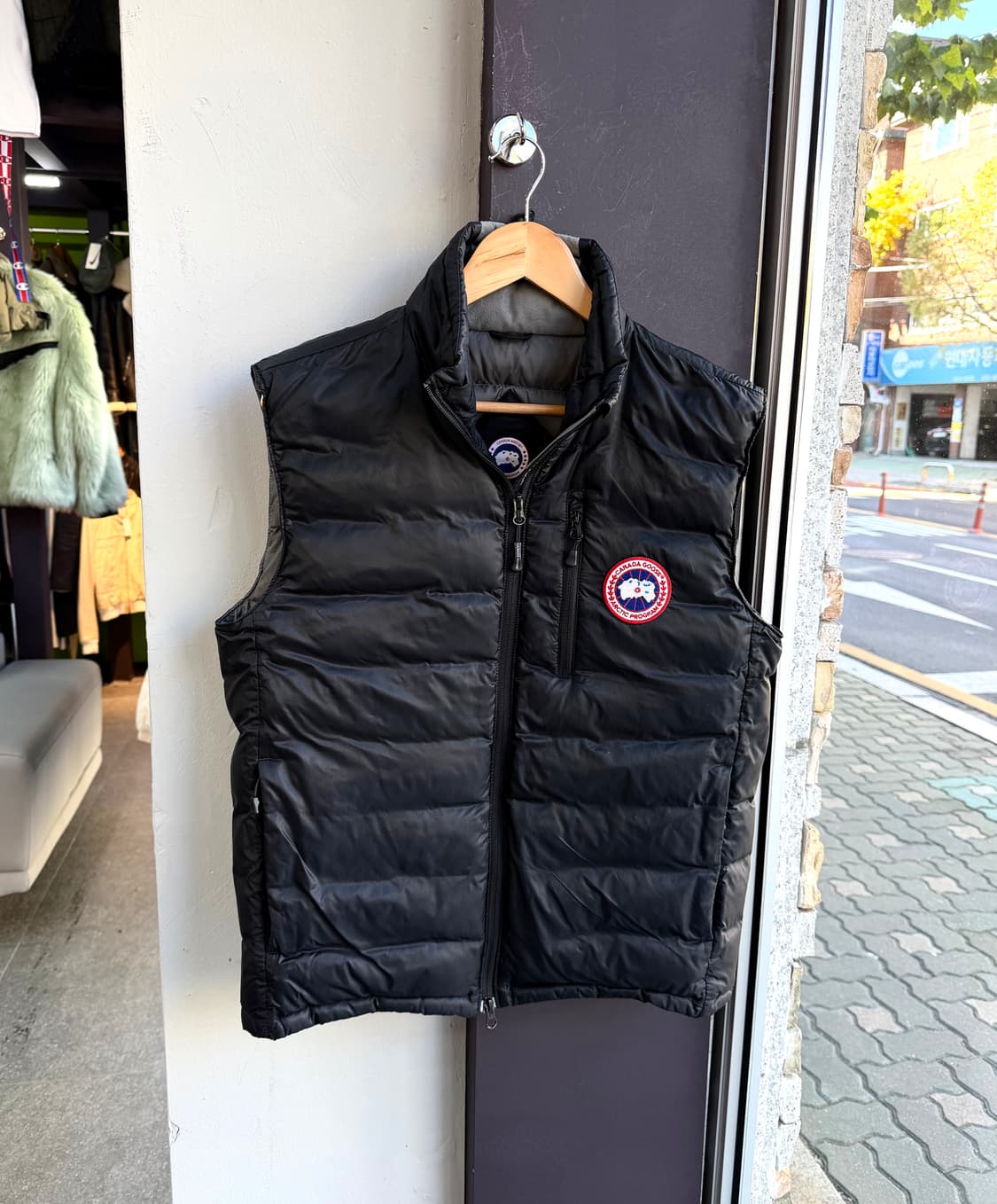 S/ 캐나다구스 롯지 나일론 다운 패딩조끼 상품이미지3