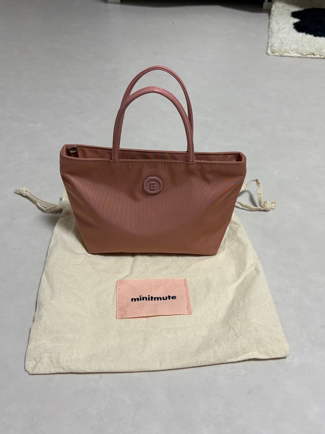 미닛뮤트 클로 미니 토트백 소프트핑크 상품이미지3