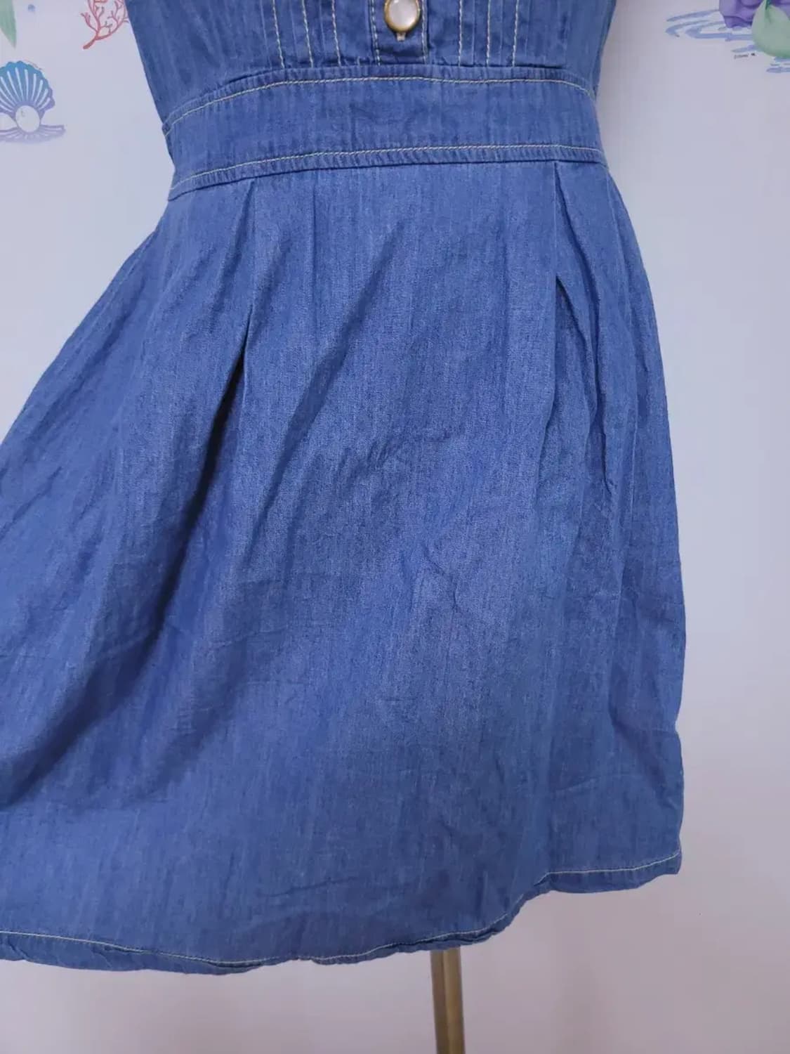 일본빈티지 민소매 청원피스 상품이미지3