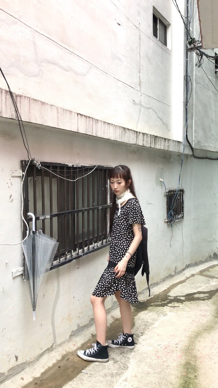 dot frill one piece  상품이미지6