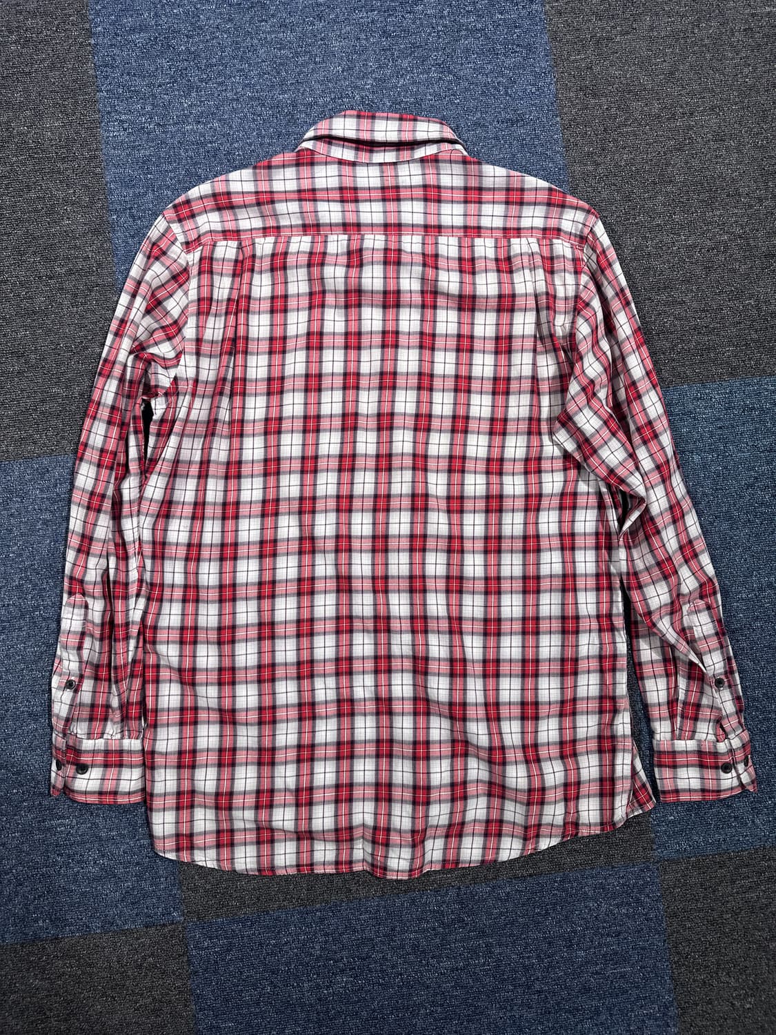 유니클로  플란넬 레드 셔츠 상품이미지3