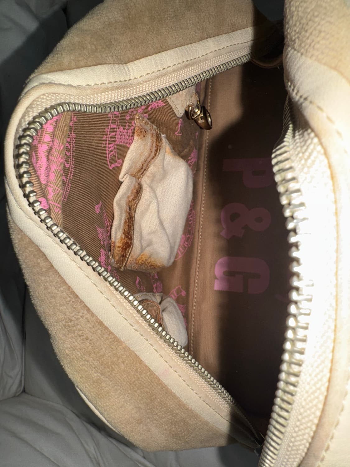 쥬시꾸뛰르 가방 브라운 갸루 상품이미지6