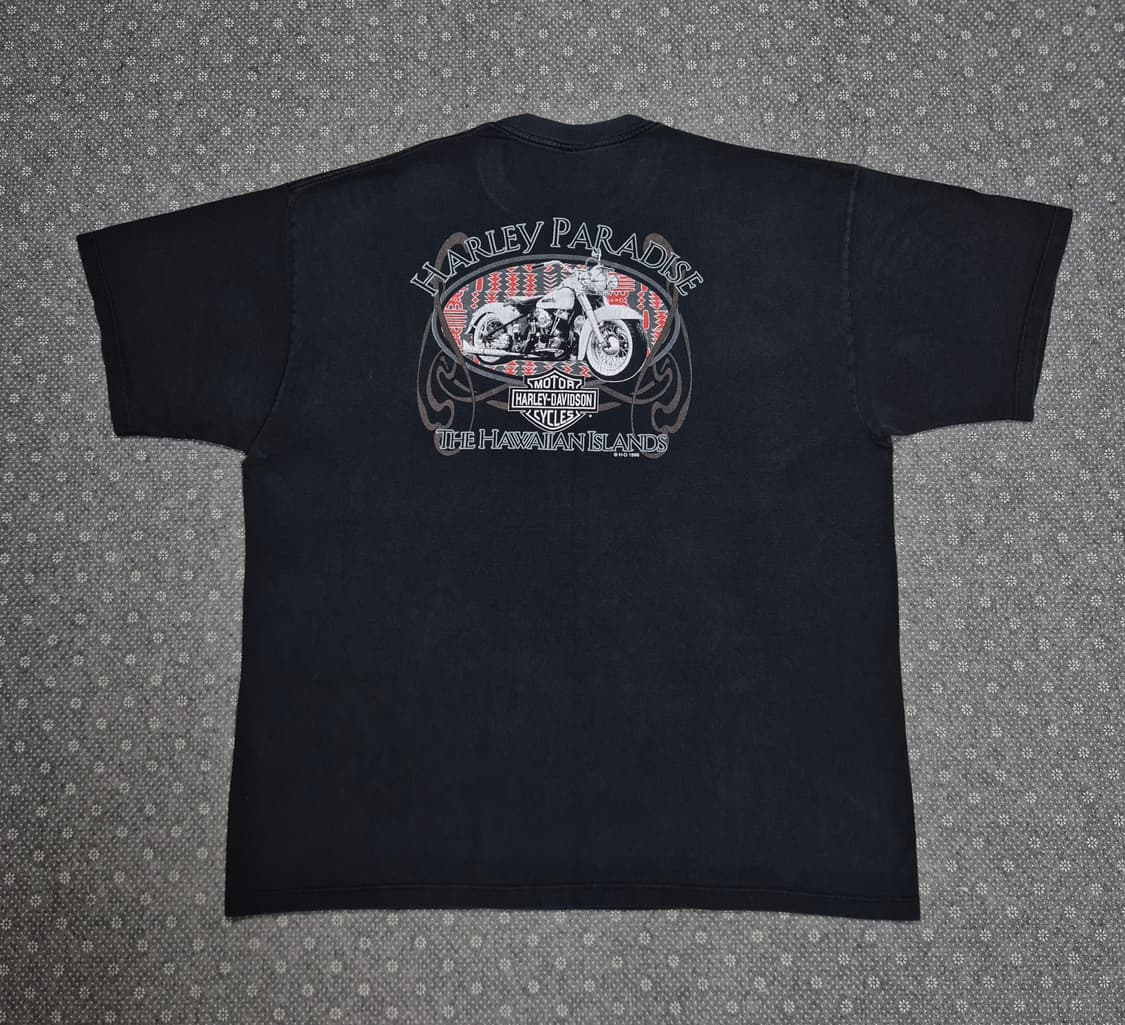 [XXL]90s US made 할리데이비슨 파라다이스 -A4 상품이미지1