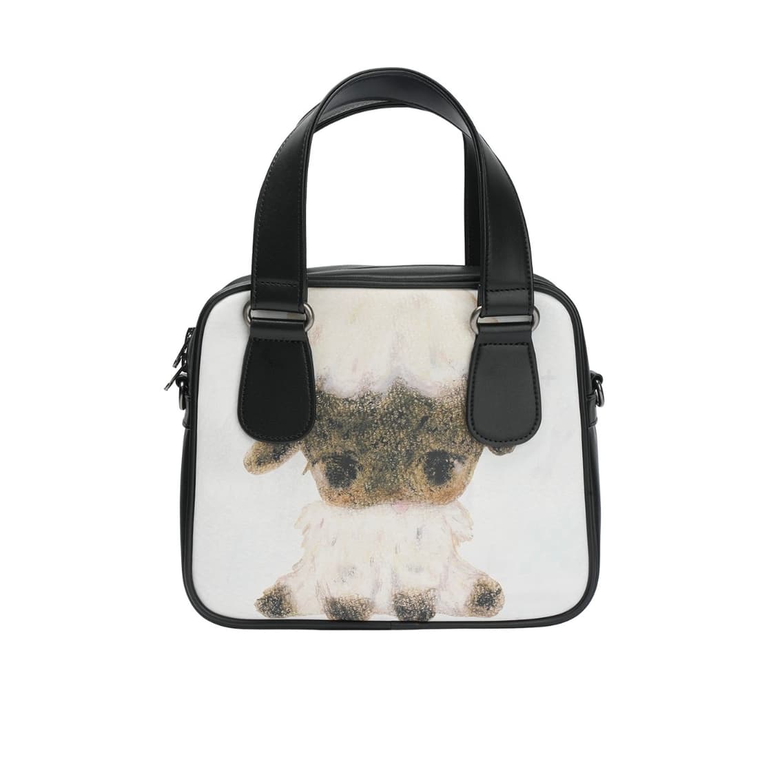 vintage sheep graphic tote bag black 상품이미지1