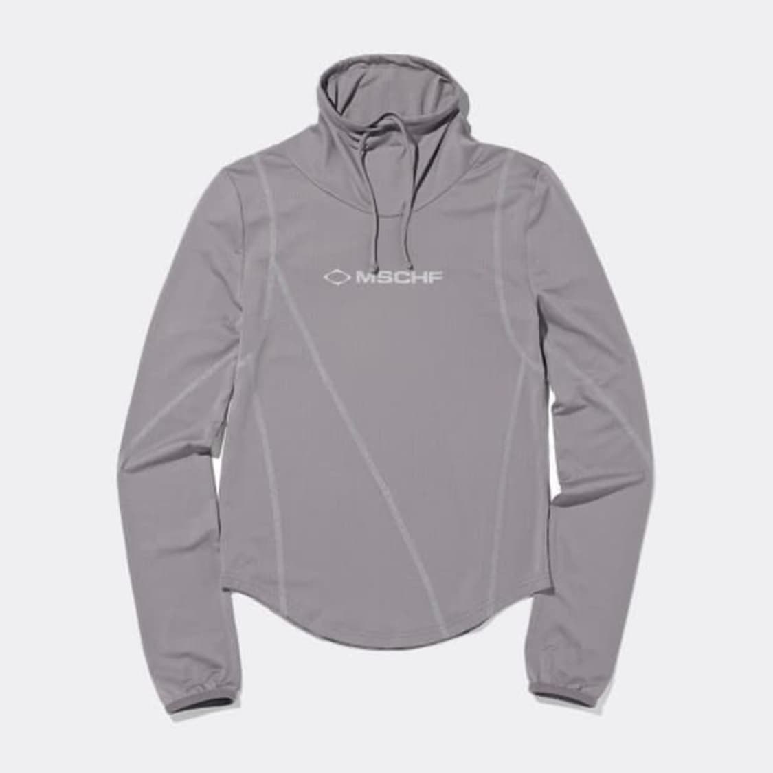 [S] 미스치프 드레이프 터틀넥 탑 그레이 상품이미지1