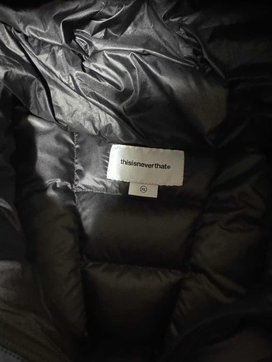 디스이즈네버댓 다운풀오버 블랙XL 상품이미지2