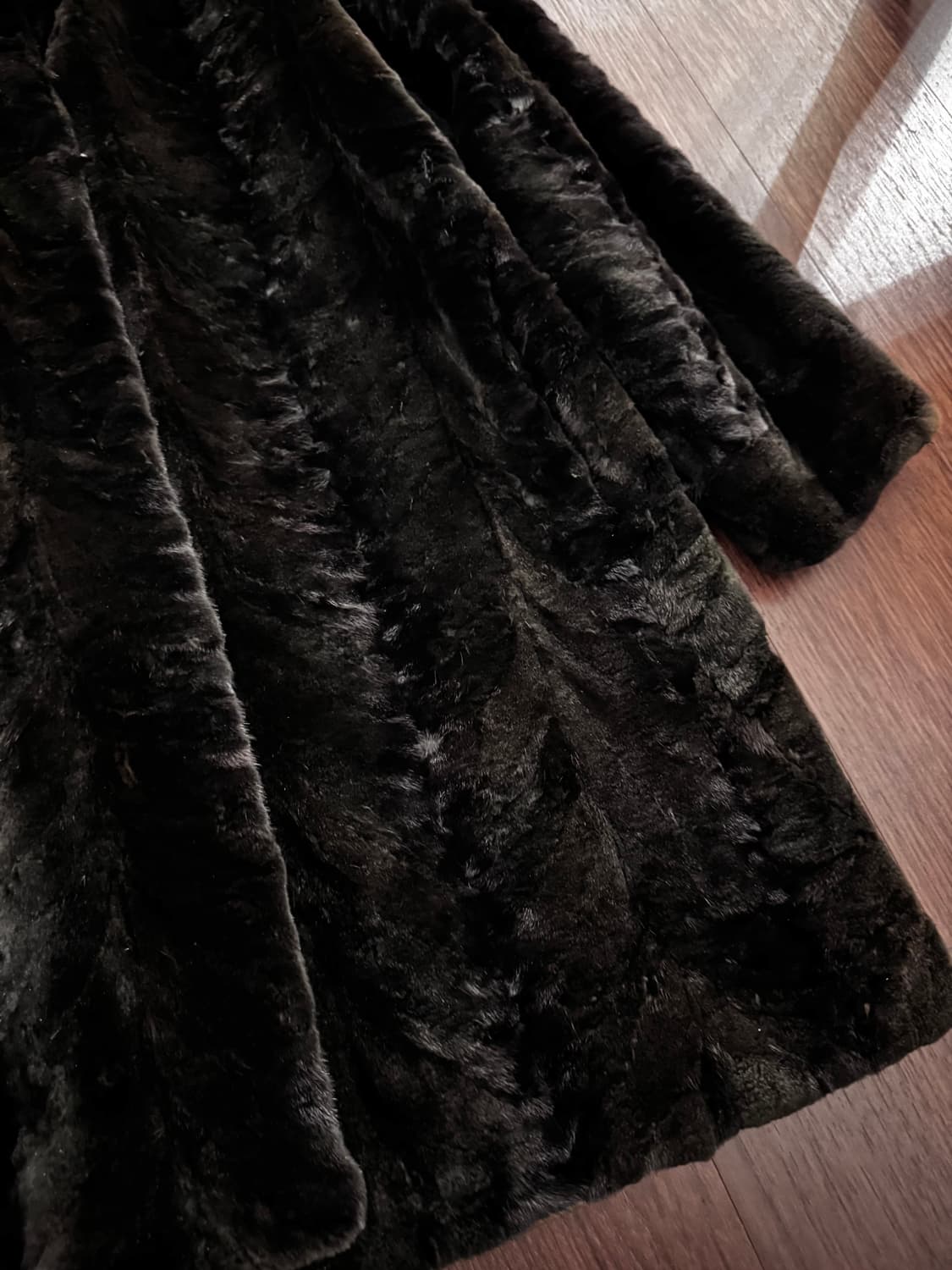 쉬어드밍크 깎은밍크 롱 밍크코트 상품이미지2