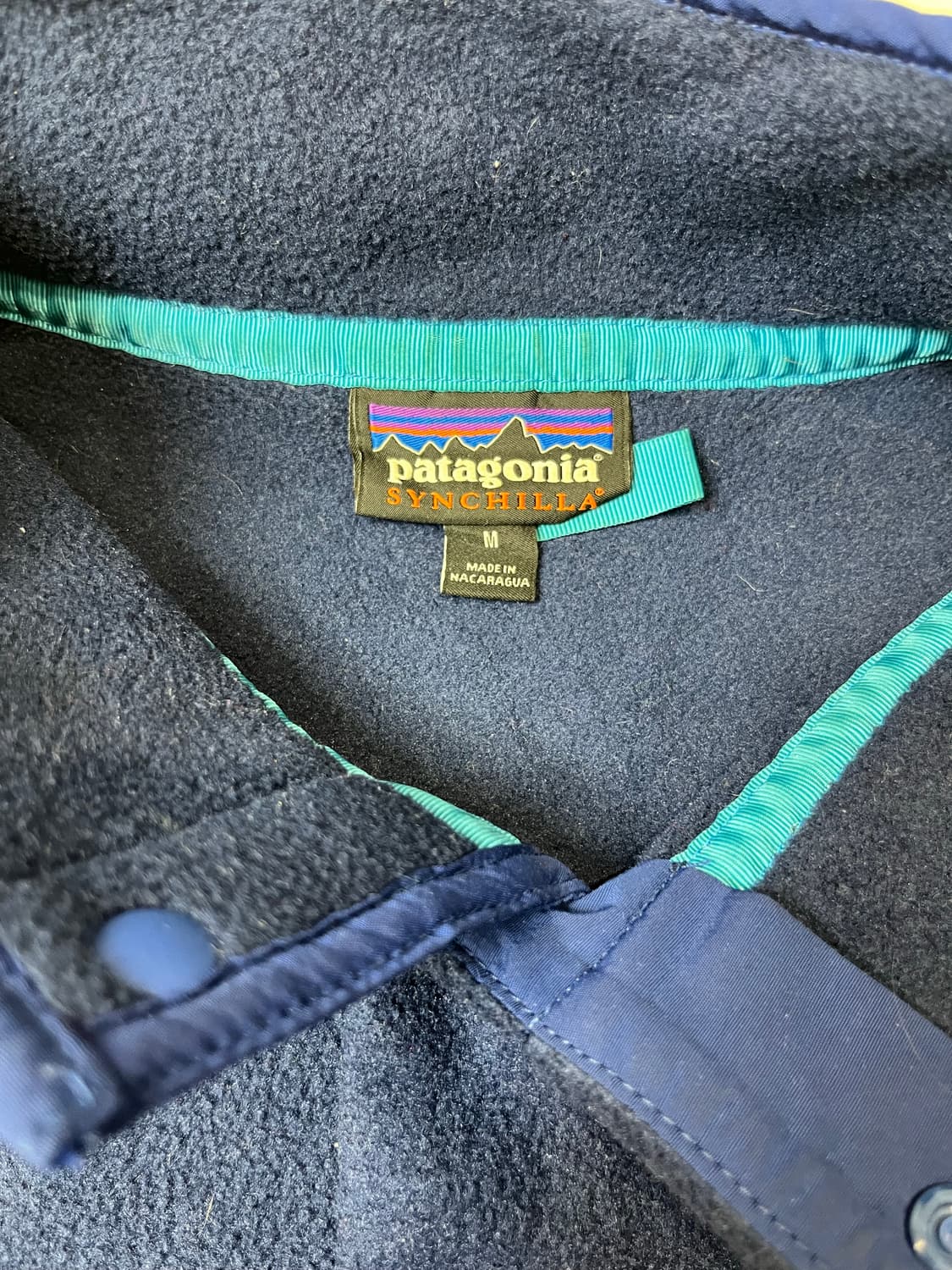 파타고니아 신칠라 레드/네이비 M 상품이미지4