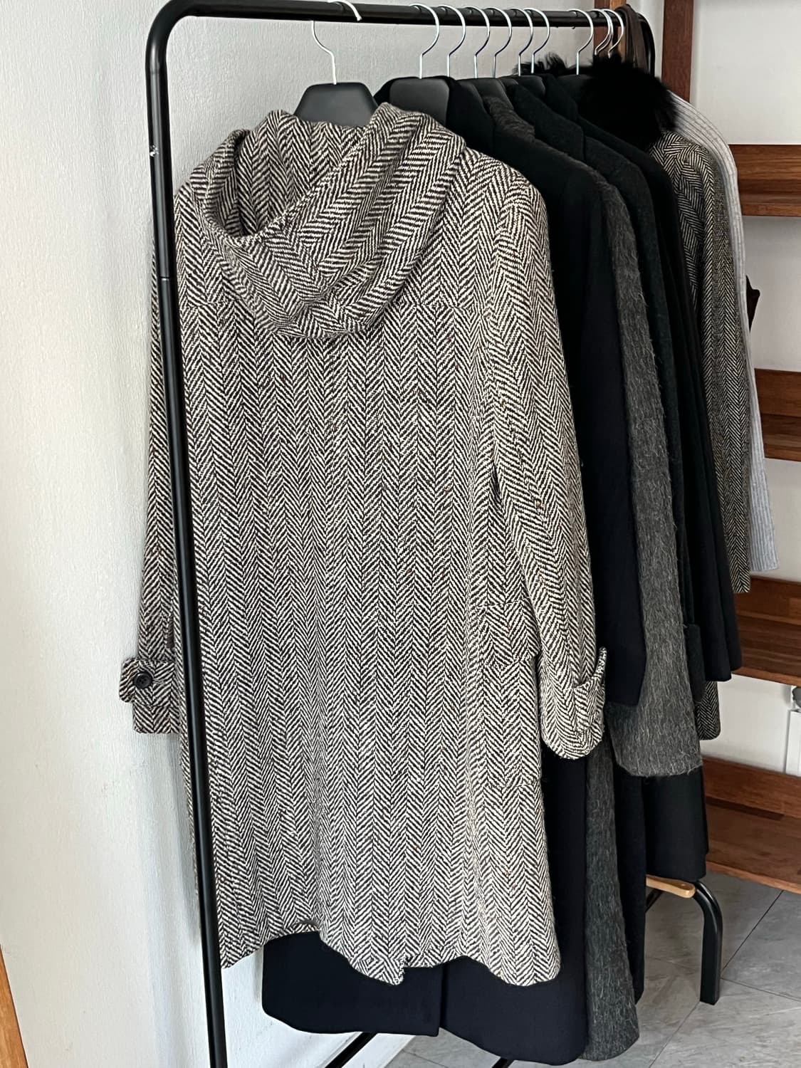 빈티지 울나일론코트 상품이미지6