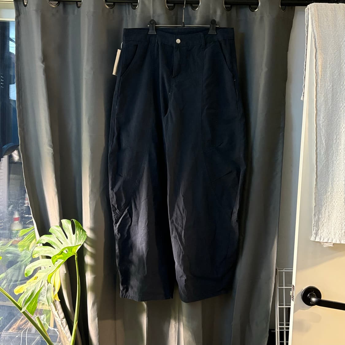 네이비 면 바지 34 상품이미지1
