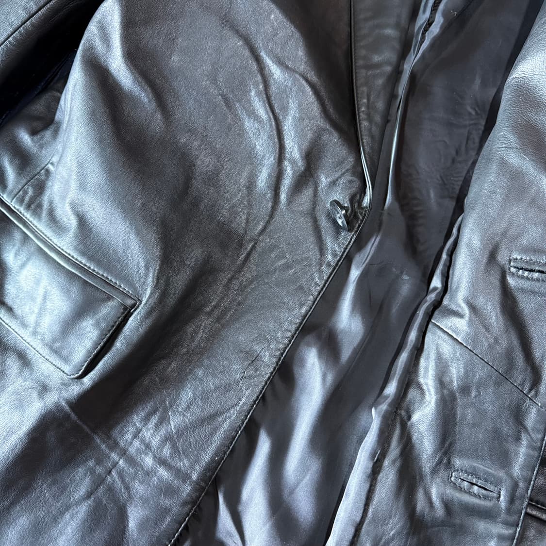 M Begin 양가죽 테일러드 자켓 L 상품이미지3