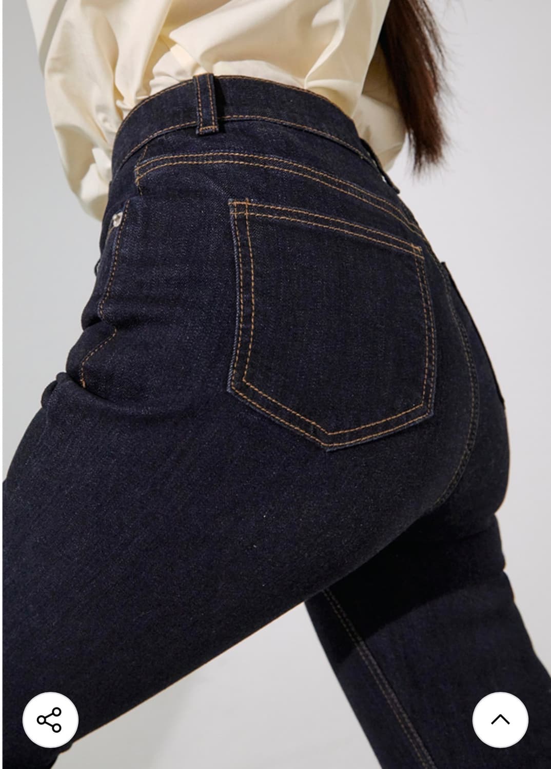 미쏘)부츠컷 생지데님 팬츠 24사이즈 상품이미지4