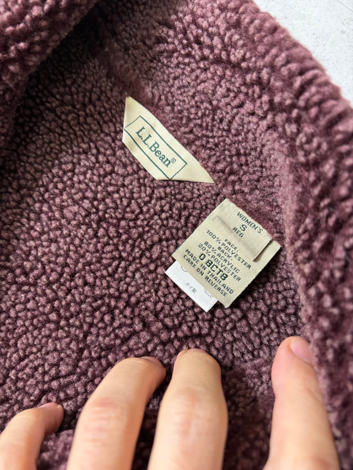 L.L.bean 엘엘빈 레자 무스탕 상품이미지3