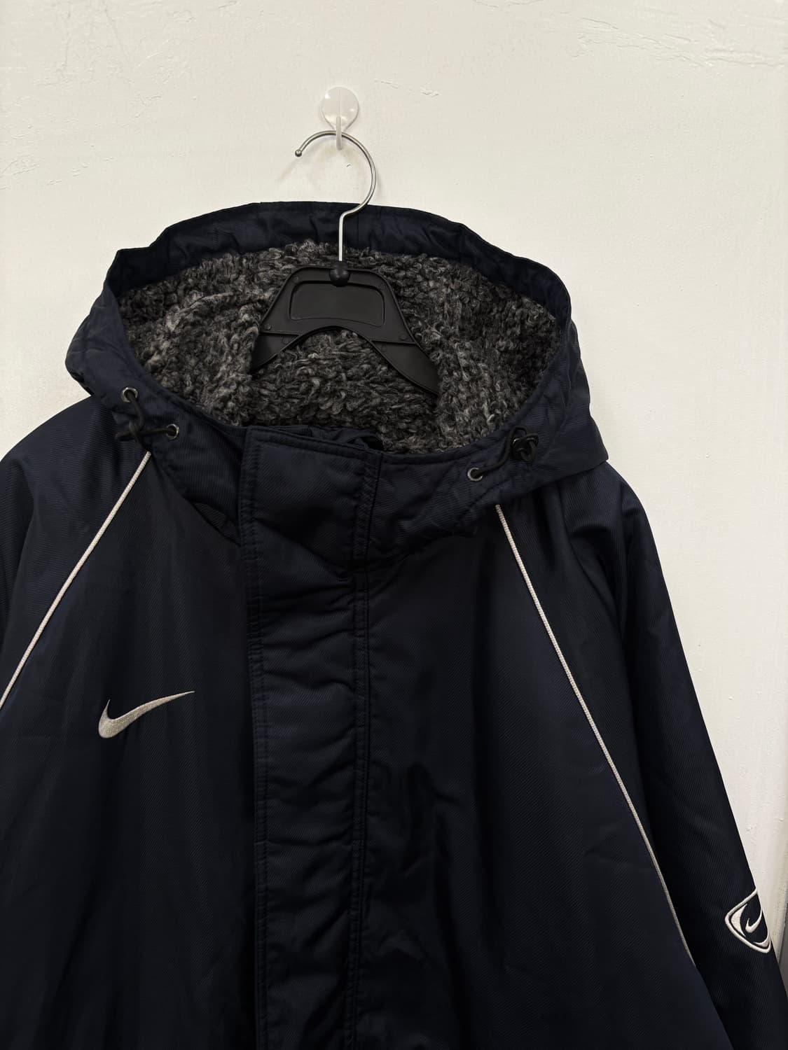 나이키 올드스쿨 양털 롱 돕바점퍼 상품이미지3