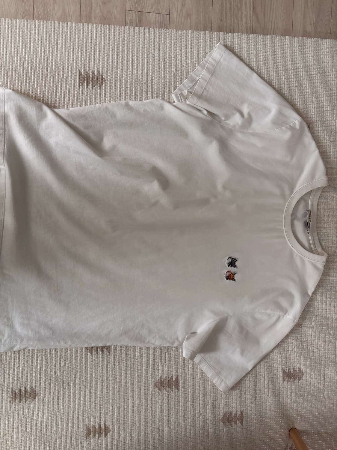 메종키츠네 더블 폭스 로고 반팔 상품이미지1