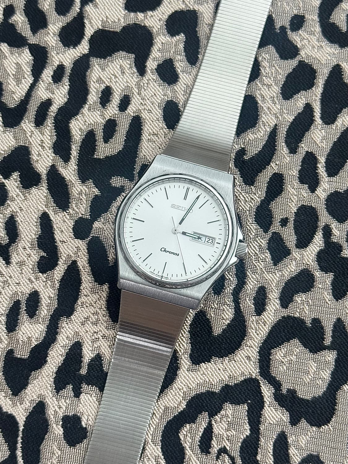 80s 빈티지 세이코 크로노스 쿼츠 상품이미지1
