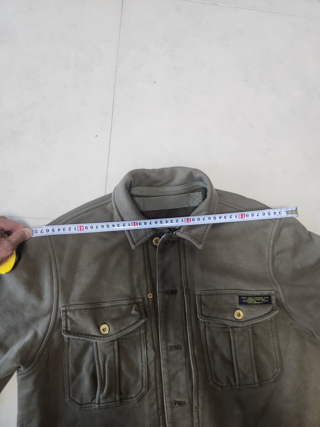 폴로100사이즈 유틸리티 트리커 자켓 카키색 상품이미지8