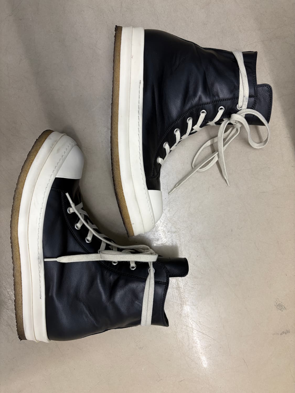 [43] 25fw 릭오웬스 라몬즈 크레페솔 하이탑 상품이미지2