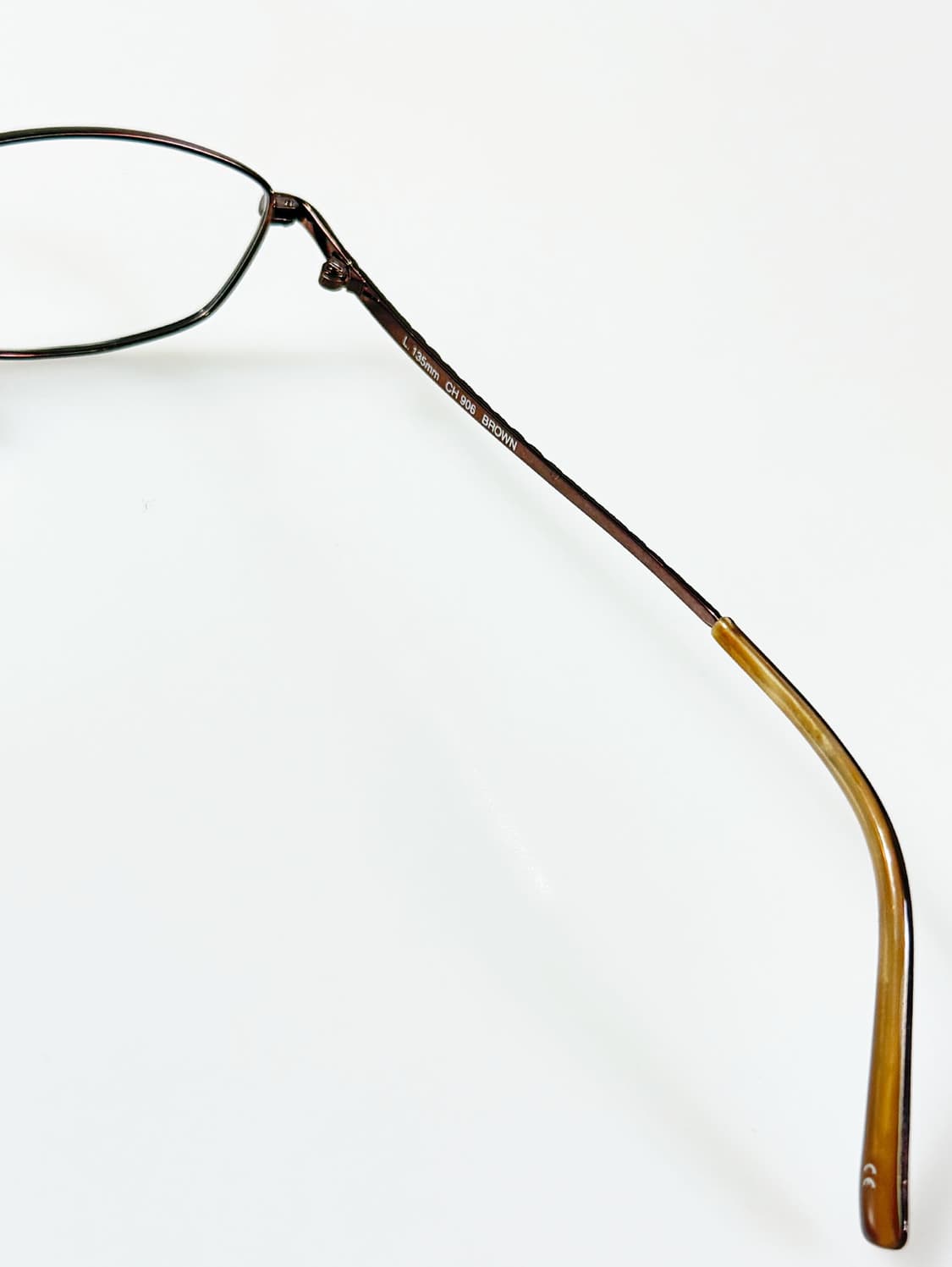 Cole Haan 브라운 슬림 스퀘어 프레임 빈티지 안경 상품이미지6
