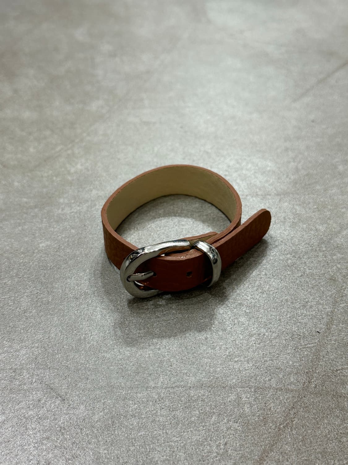 Leather belt - 가죽 벨트 팔찌(2color) 상품이미지1