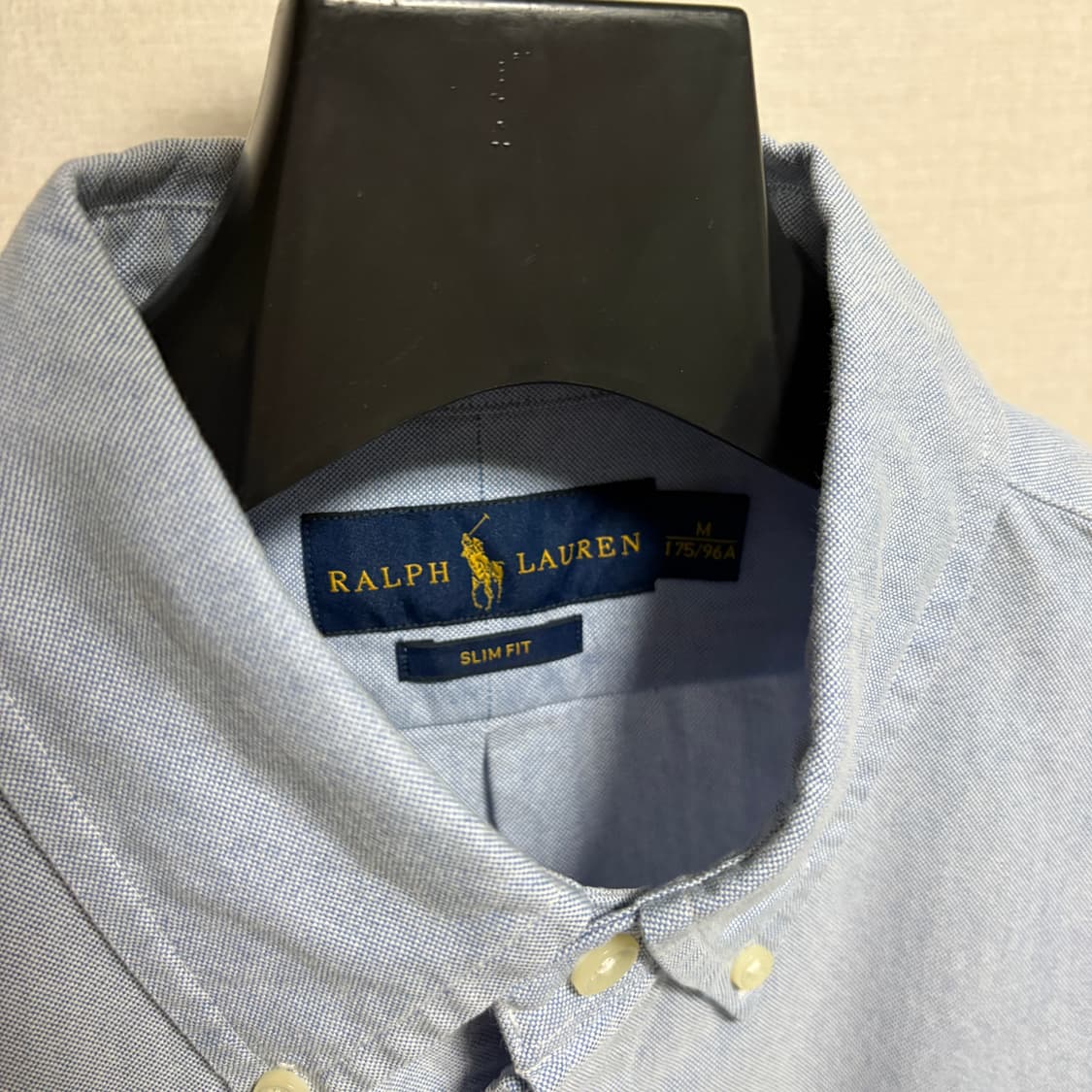 폴로 랄프로렌 슬림핏 옥스포드 셔츠 / 소라, M 상품이미지4
