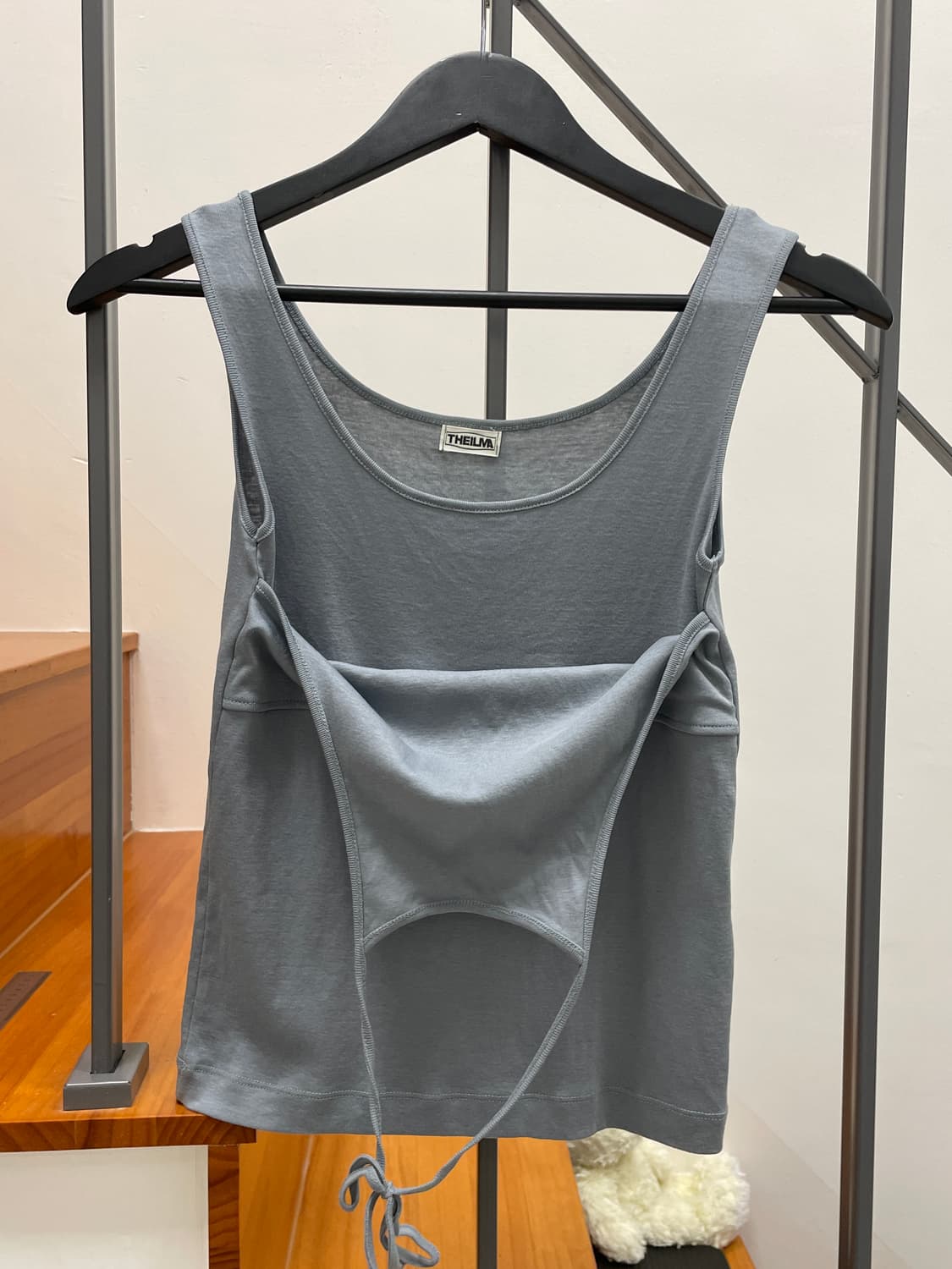 THEILMA 레이어드 홀터나시 (그레이블루) 상품이미지3