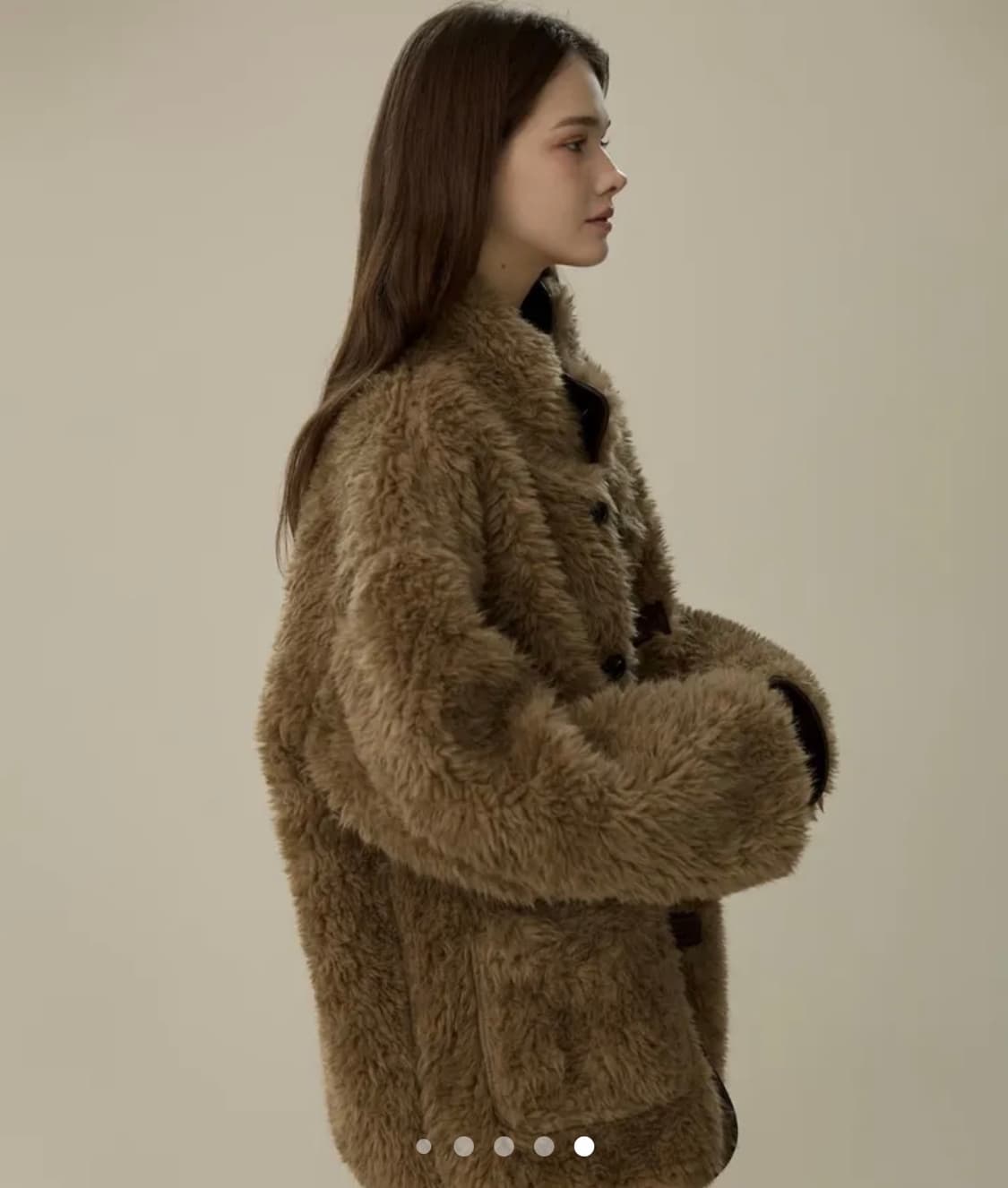 엘리오티 Mouton Fur Reversible Half Coat 상품이미지2