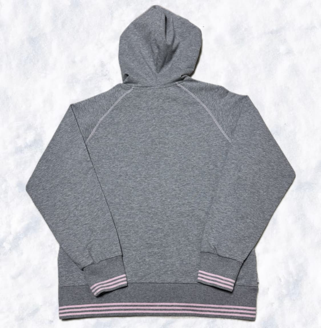 아디다스 일본 그레이 핑크 후드집업 상품이미지2