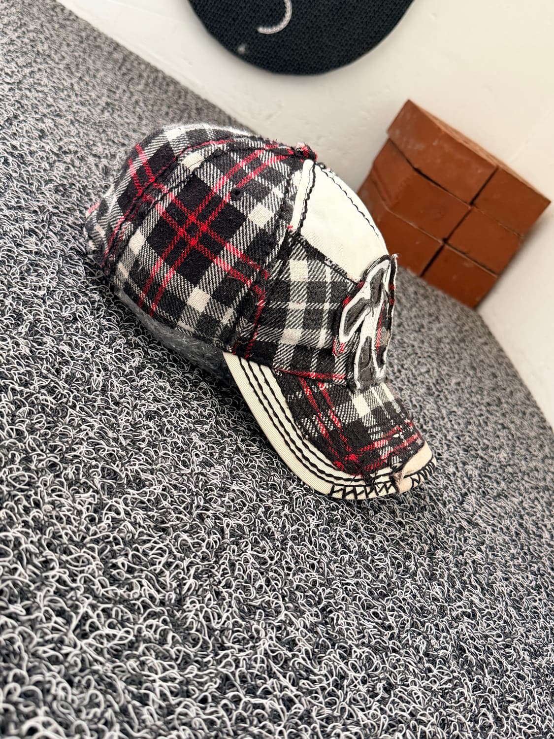 트루릴리젼 체크 볼캡 상품이미지2