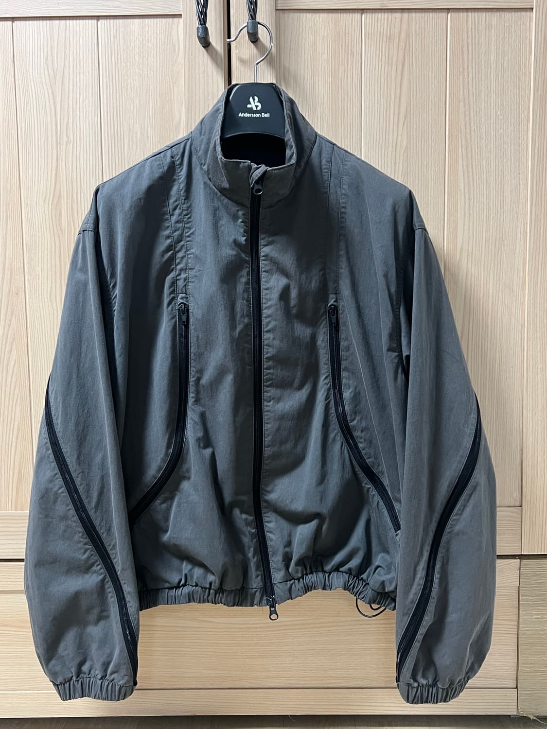 쿠어 멀티 집업 블루종 다크그레이 M 상품이미지1