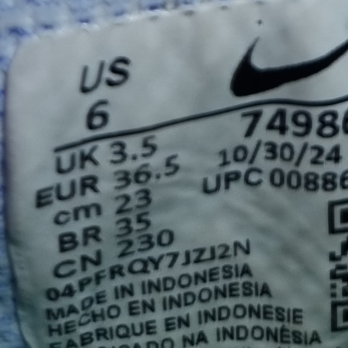 나이키 코트로얄 화이트블루 여성스니커즈230  상품이미지6