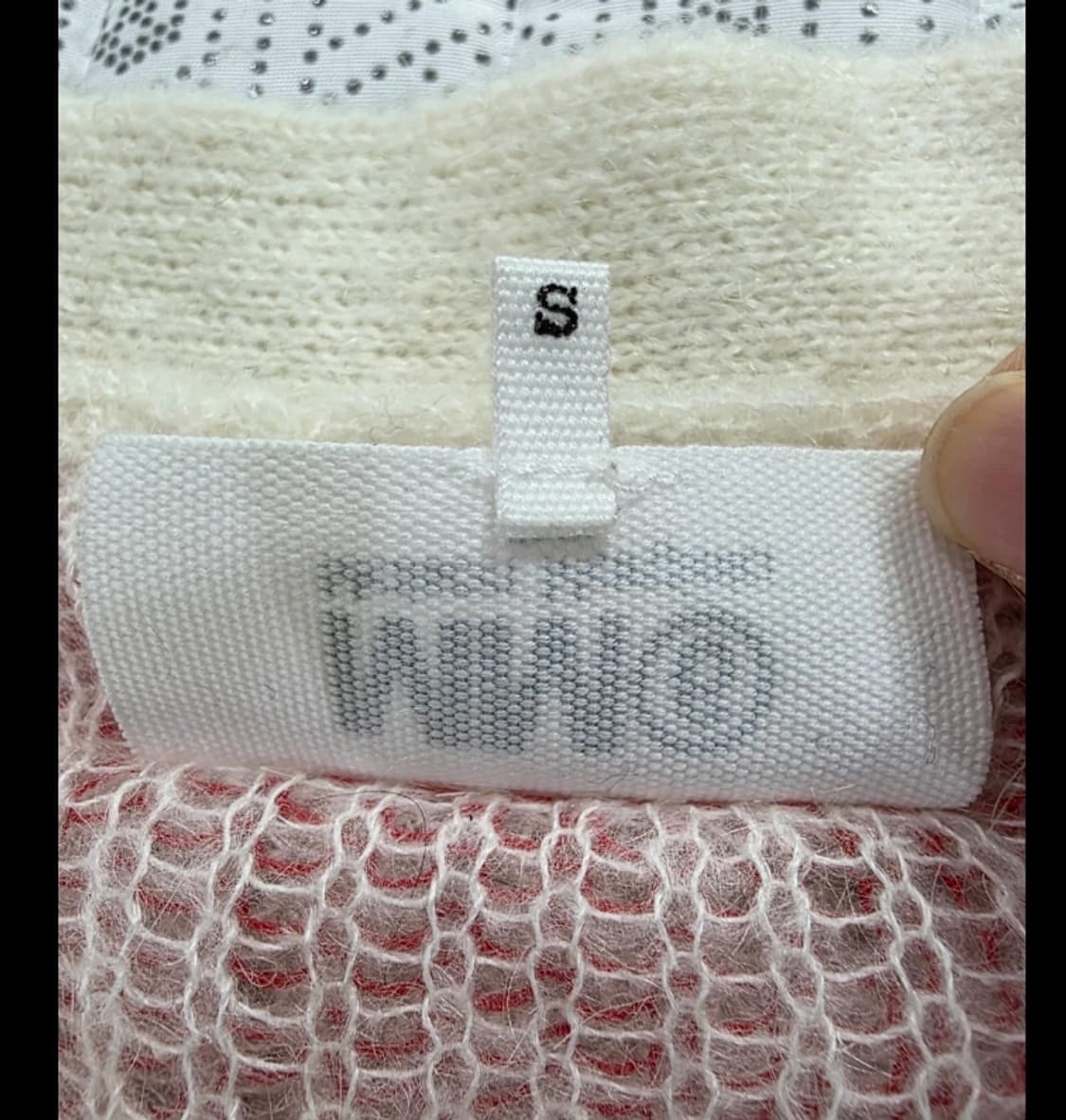 MM6 메종마르지엘라 핑크 가디건 55 상품이미지7