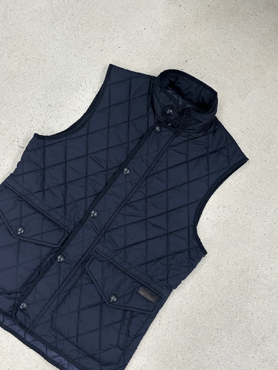 폴로 랄프로렌 네이비 퀼팅 베스트 상품이미지2