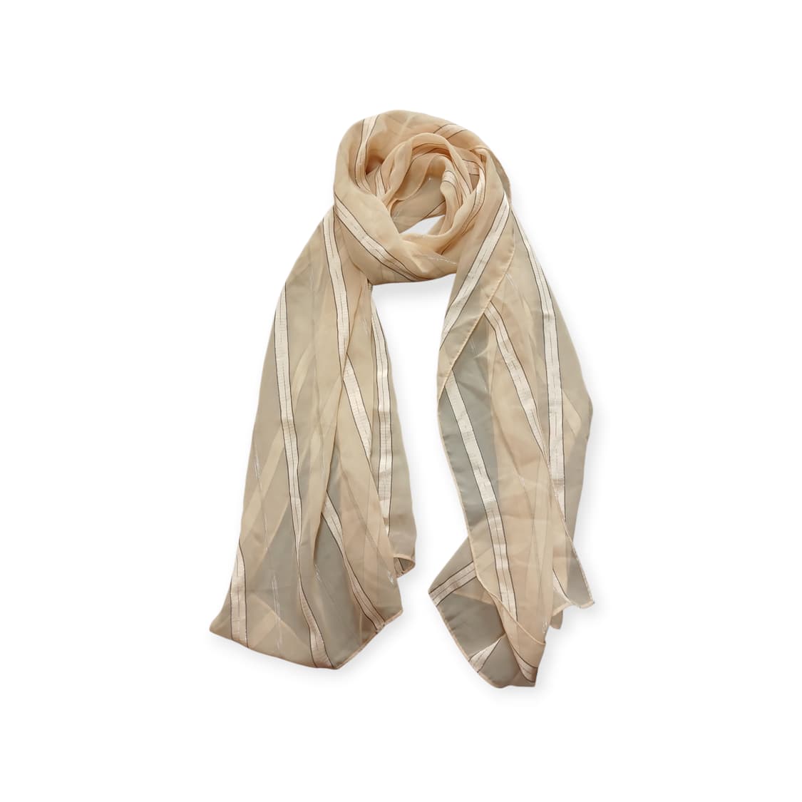 모리걸 엘로우 라인 스카프  상품이미지1