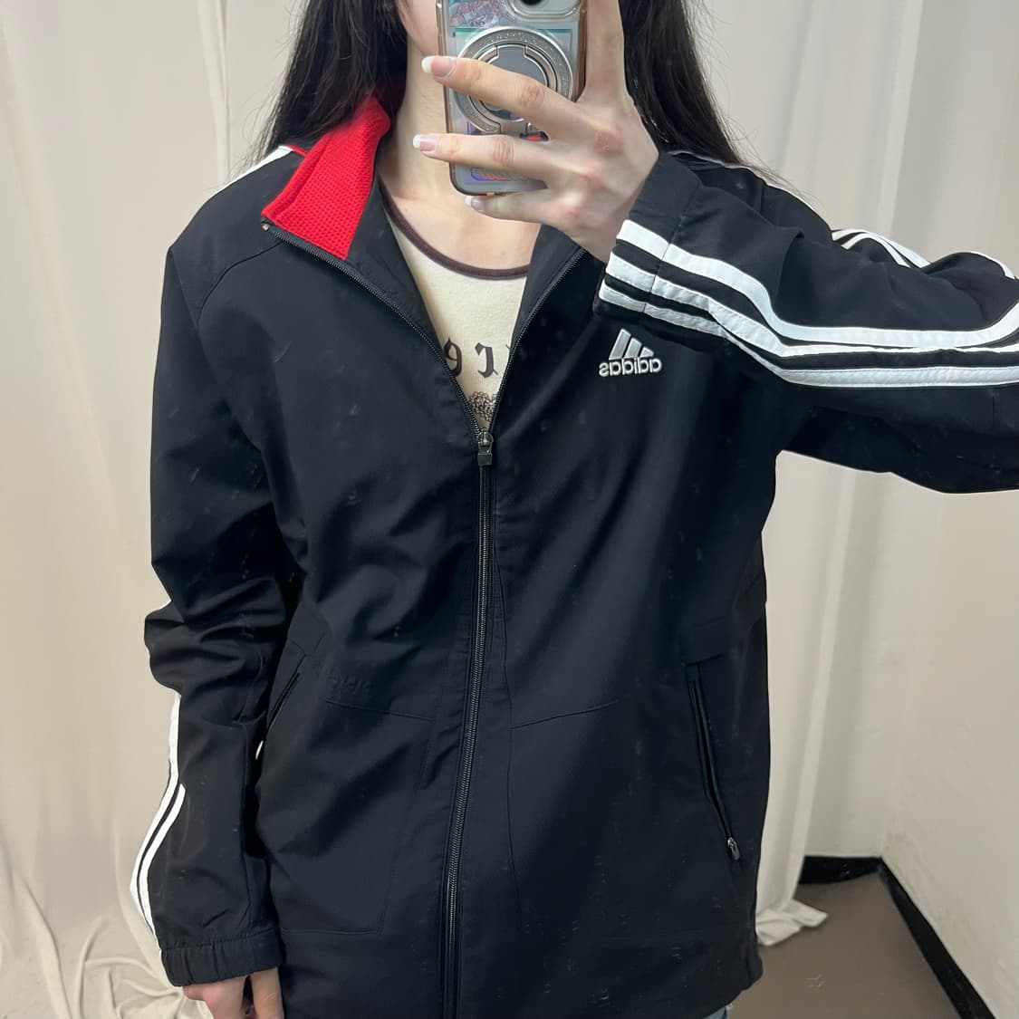 Adidas black taekwondo windbreaker 상품이미지3