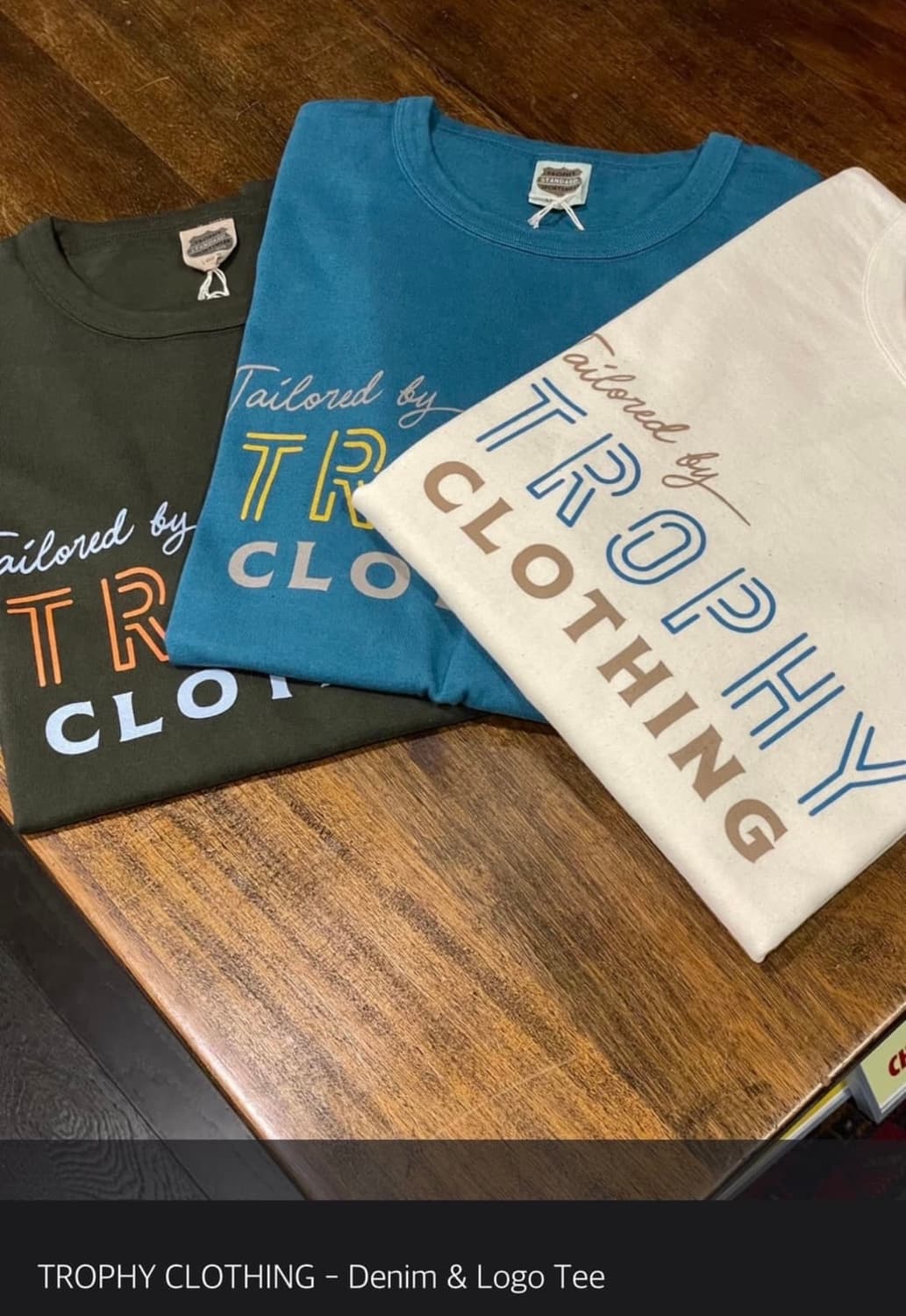 트로피클로딩 tailored logo OD 티셔츠 (Gun Black) 상품이미지5