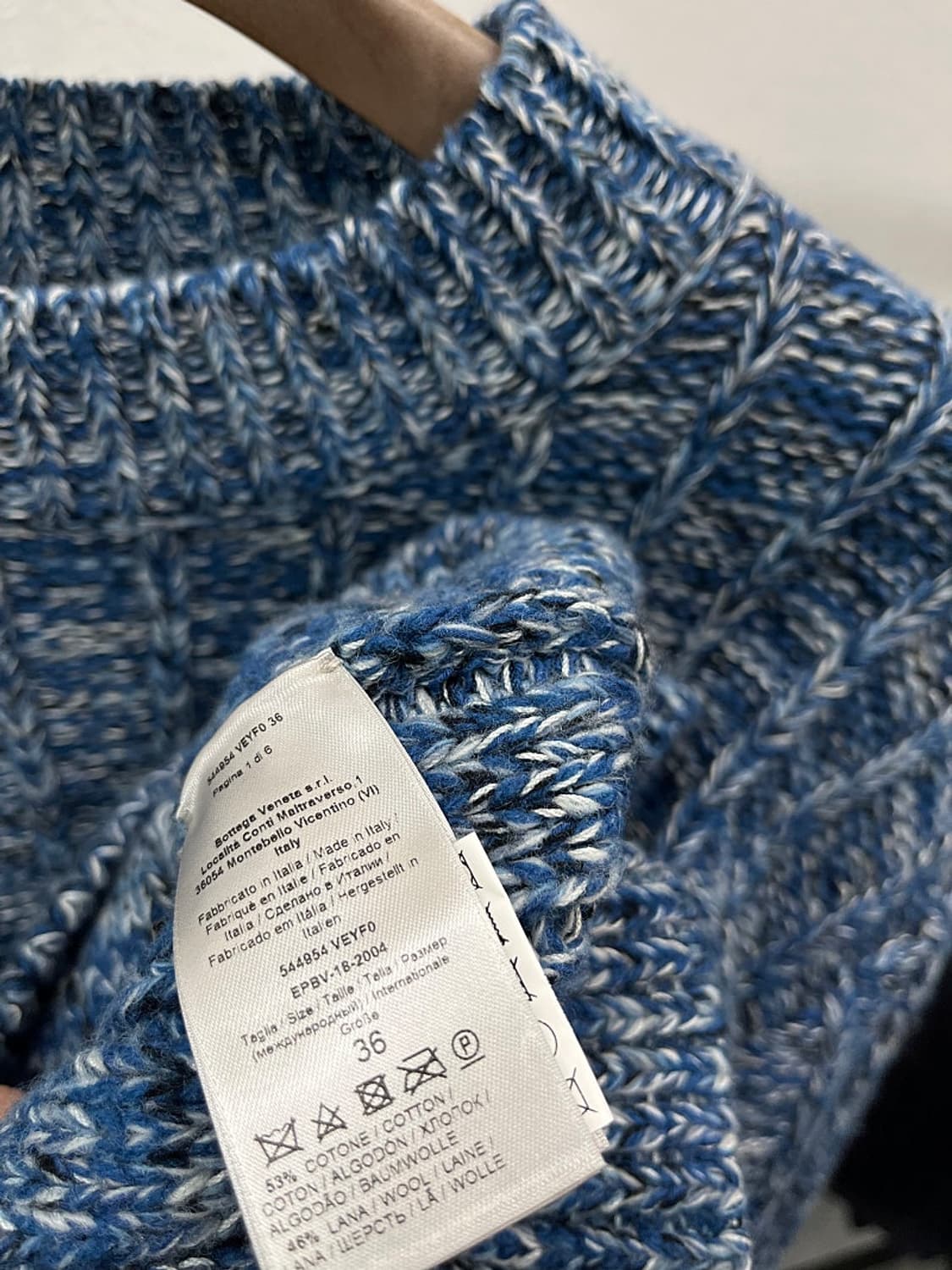 여) 보테가베네타 코튼 헤비니트  상품이미지5