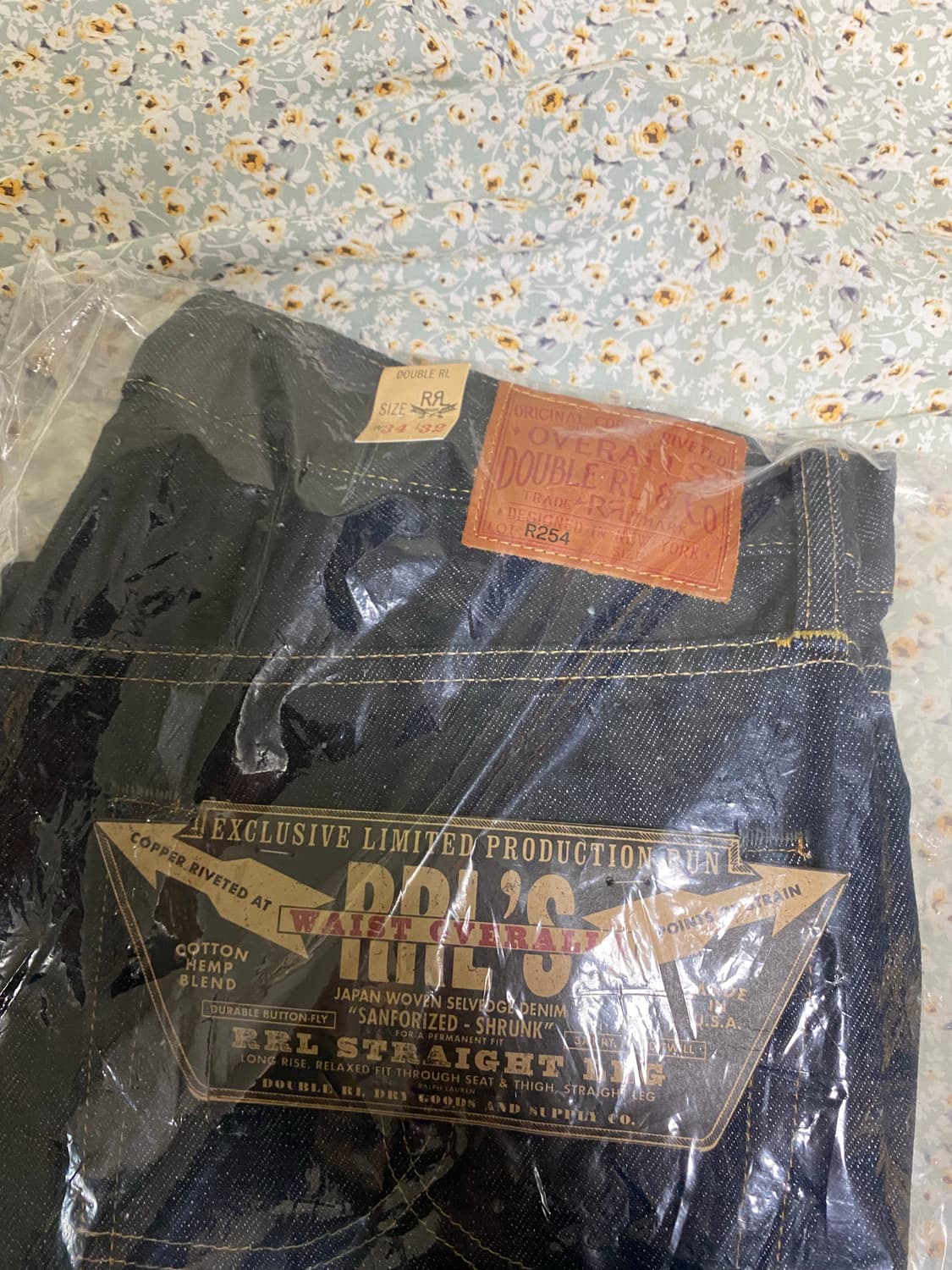 RRL 더블알엘 리미티드 스트레이트핏 리지드 진 [ 34 x 32 ] 상품이미지2