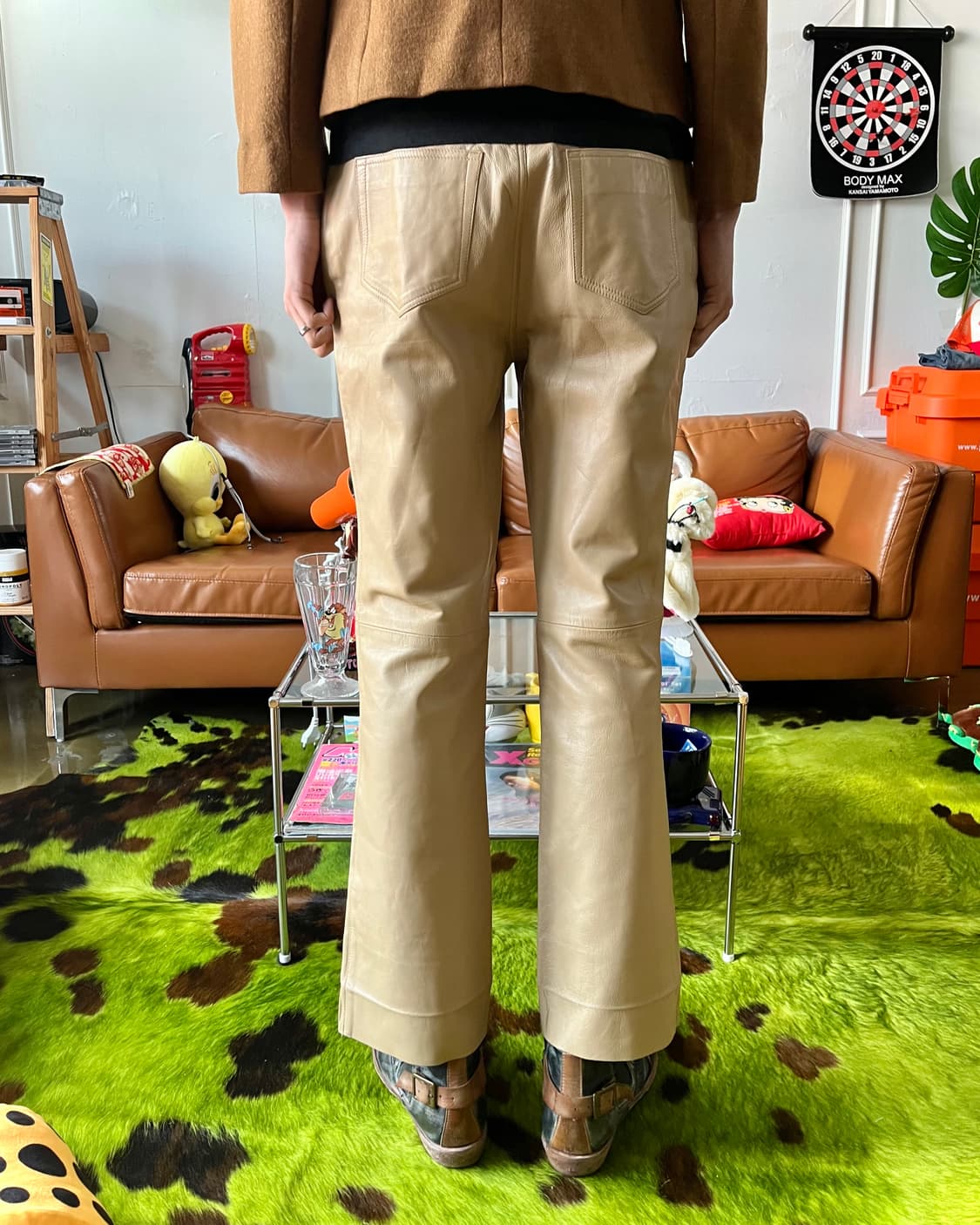 LUFRAN Real Lamb Leather Trouser Pants 상품이미지2